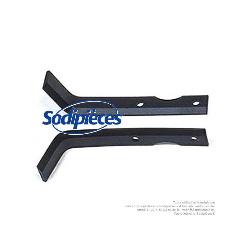 Outils de fraises type sarcleur. L : 190 mm