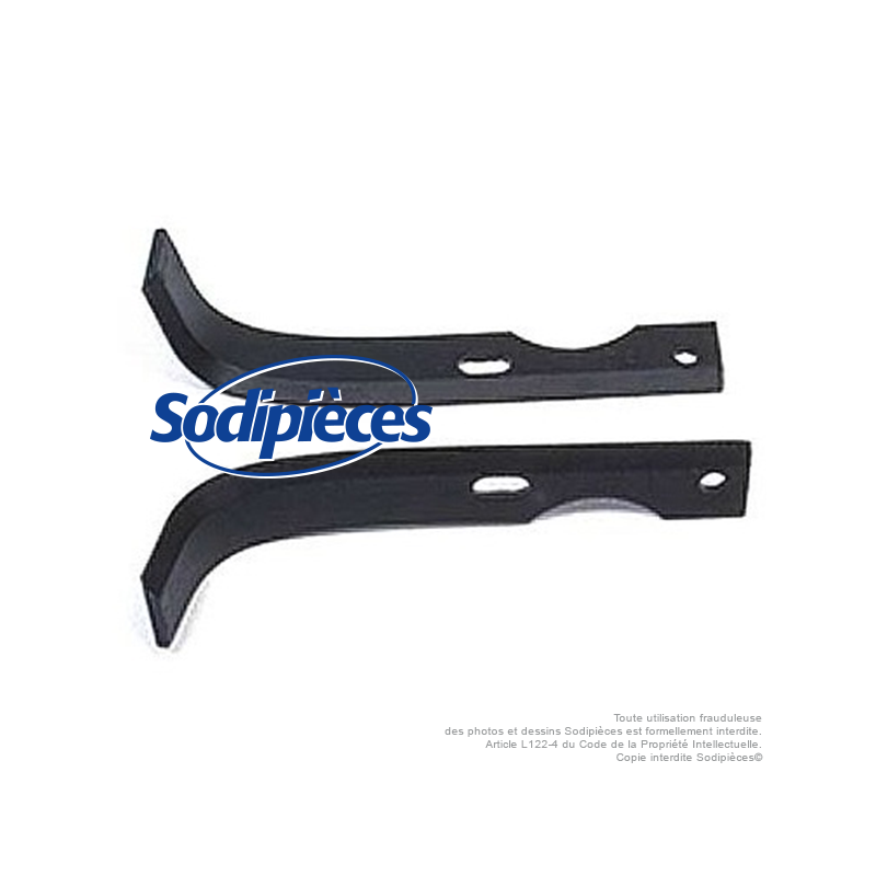 Outils de fraises type sarcleur universel . L : 195 mm