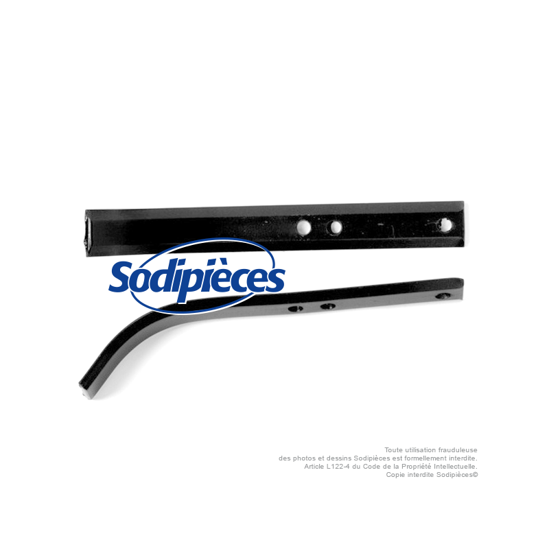 Outils de fraises type bineur universel reversible. L : 235 mm