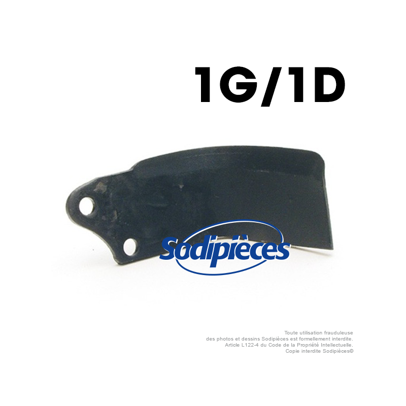 Couteaux pour Agria. 1 gauche, 1 droite. N° 12868, 12869