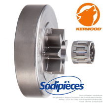 Pignon tronçonneuse étoile 3/8". 7 dents. SOLO