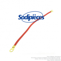 Cable batterie rouge L : 40 cm
