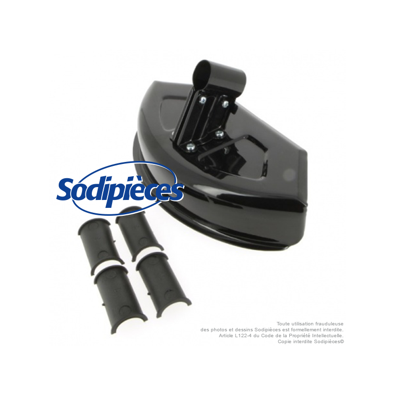 Protecteur de débroussailleuse modèle moyen metallique