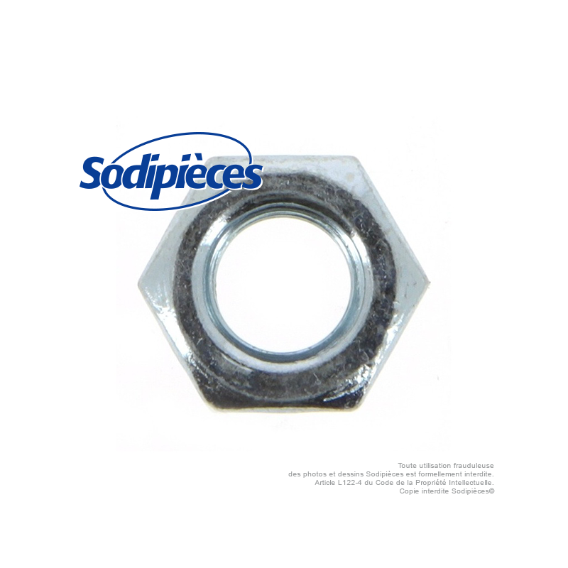 Ecrou 8 x 1.25 pas à gauche