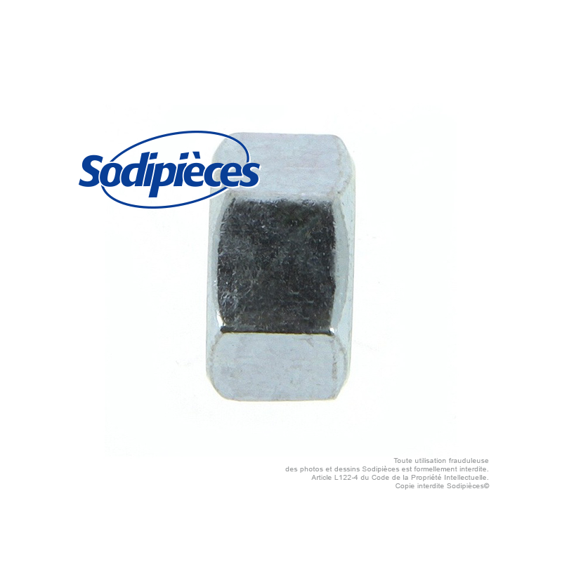 Ecrou 8 x 1.25 pas à gauche