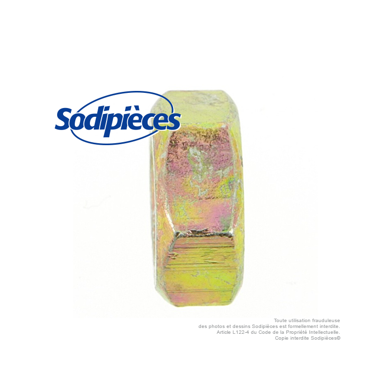 Ecrou 9 x 1.25 pas à gauche