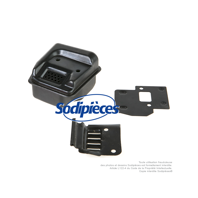 Pot d'échappement, Silencieux pour Stihl 021, MS210, 023, MS230, 025, MS250.