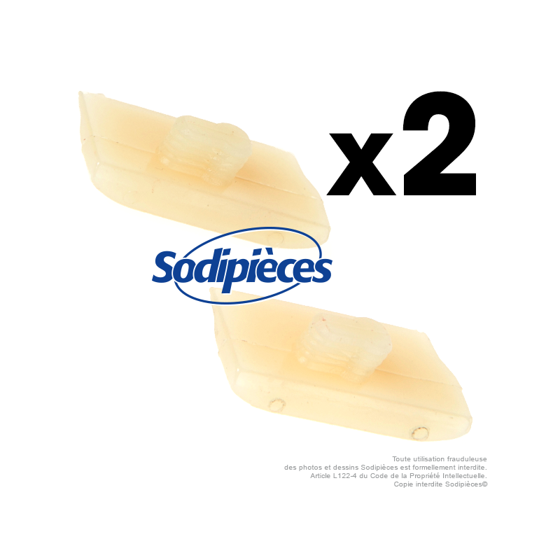 Bande de glissement pour Stihl 026AV MS260. Par 2