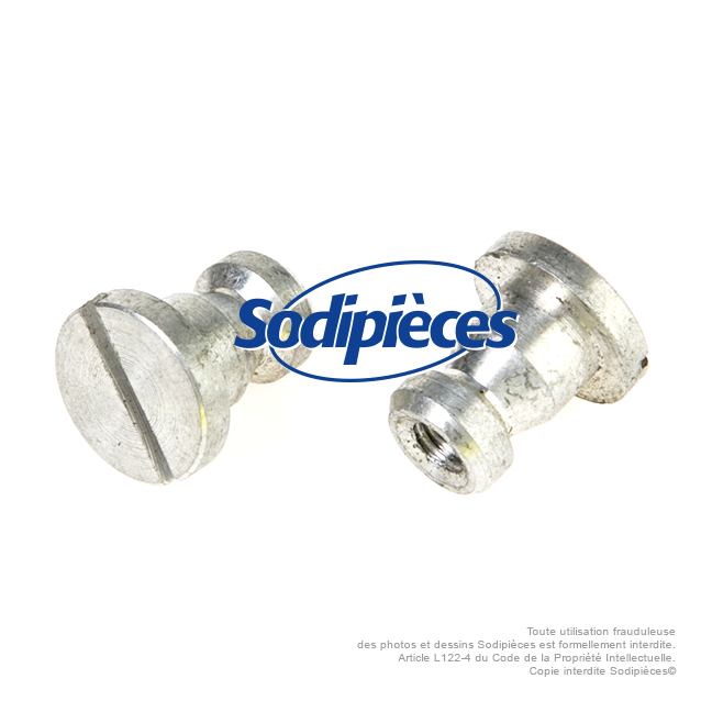 Ecrou à fente du filtre à air pour Stihl 026AV, MS260. Par 2