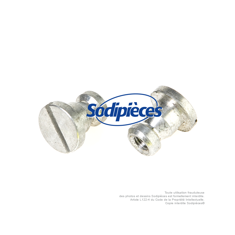 Ecrou à fente du filtre à air pour Stihl 026AV, MS260. Par 2