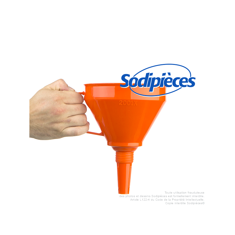 Entonnoir grand modèle avec filtre et anse