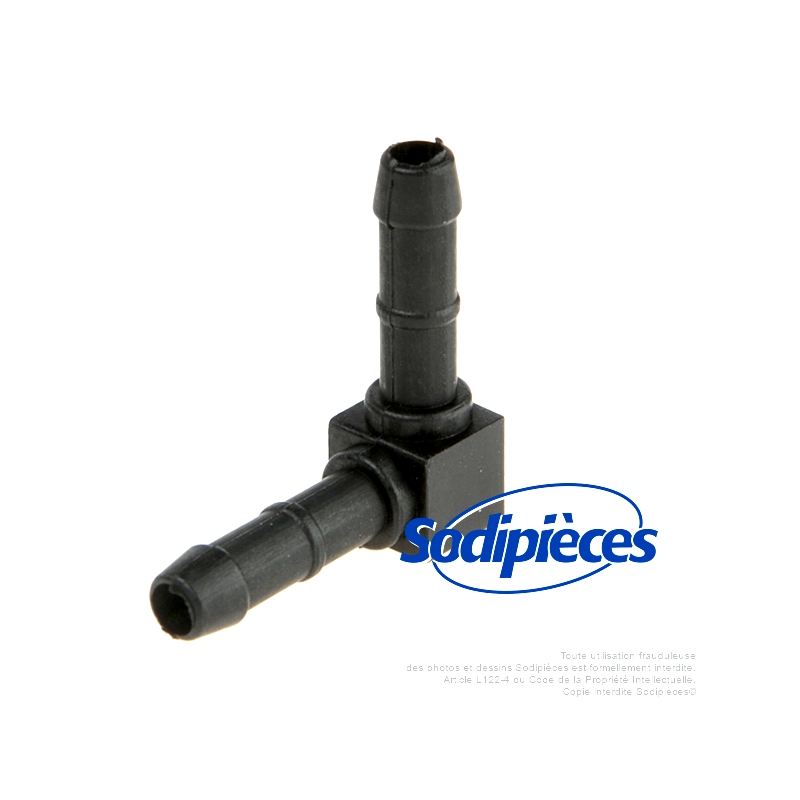 Raccord en équerre de la pompe à huile pour Stihl 064, MS640, 066, MS660, MS231, MS 231, MS241, MS 241 ....