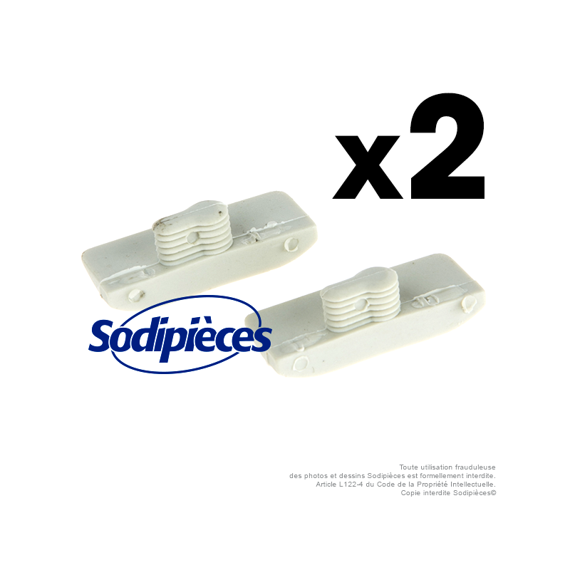 Bande de glissement pour Stihl 020T, MS200T, 021, MS210, 023, MS230, 025, MS250, MS192T, MS241. 2 pièces