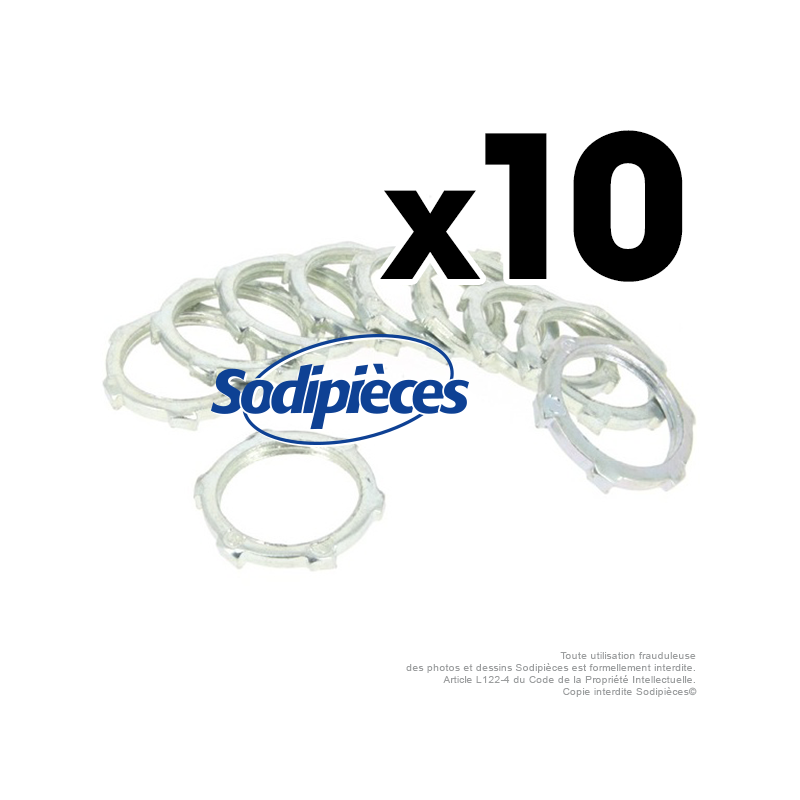 10 écrous de silencieux pour Briggs & Stratton 261564