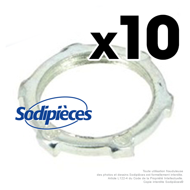 10 écrous de silencieux pour Briggs & Stratton 261564