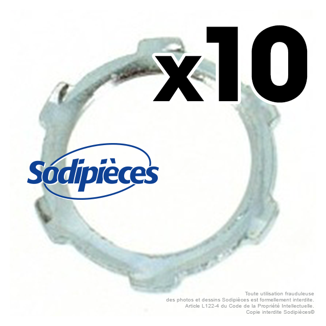 10 écrous de silencieux pour  Briggs & Stratton N°  261409