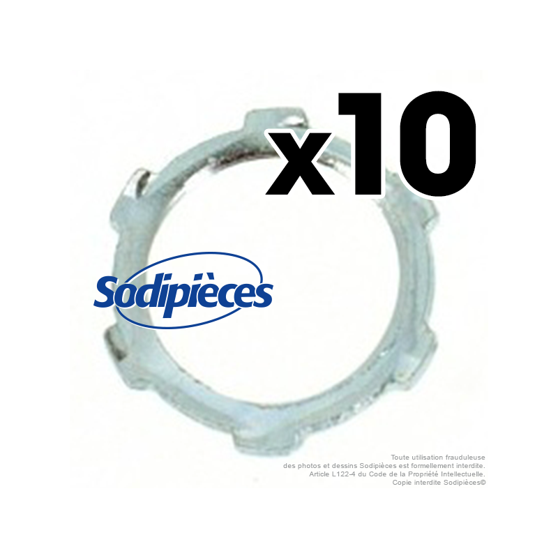 10 écrous de silencieux pour  Briggs & Stratton N°  261409