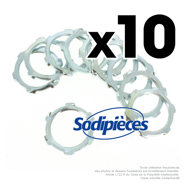 10 écrous de silencieux pour  Briggs & Stratton N°  261409