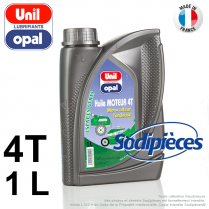 Huile moteur 4 temps Uni Opal pour motoculture. 1 litre