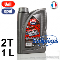 Huile semi-synthétique 2 temps Canadian Racing Scoot Uni Opal. 1 litre
