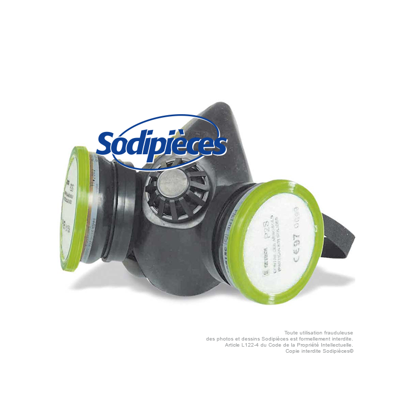 Demi masque respiratoire