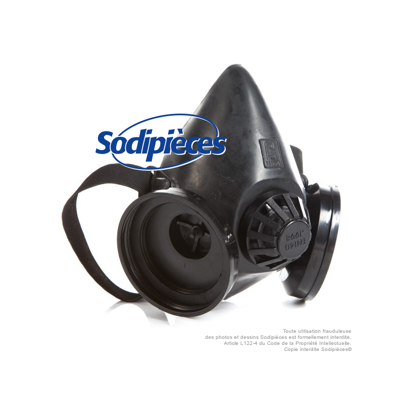 Demi masque respiratoire