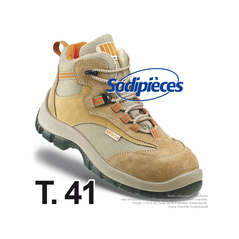 Chaussures de sécurité Majorque. Tout terrain doublure ultra respirante T.41