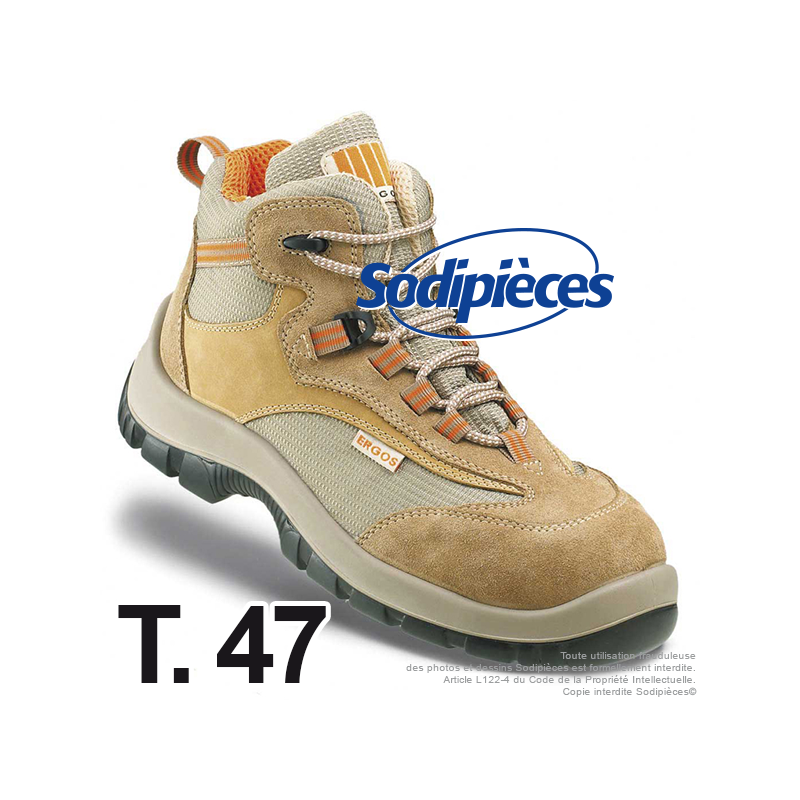 Chaussures de sécurité Majorque. Tout terrain doublure ultra respirante T.47