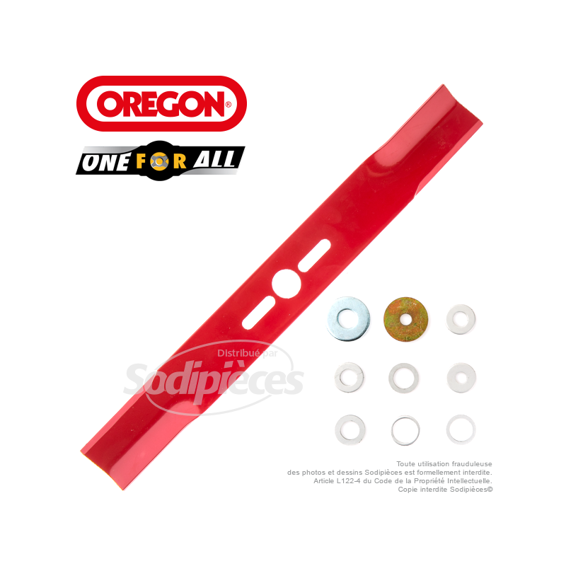 Lame universelle 47,6 cm Orégon droite