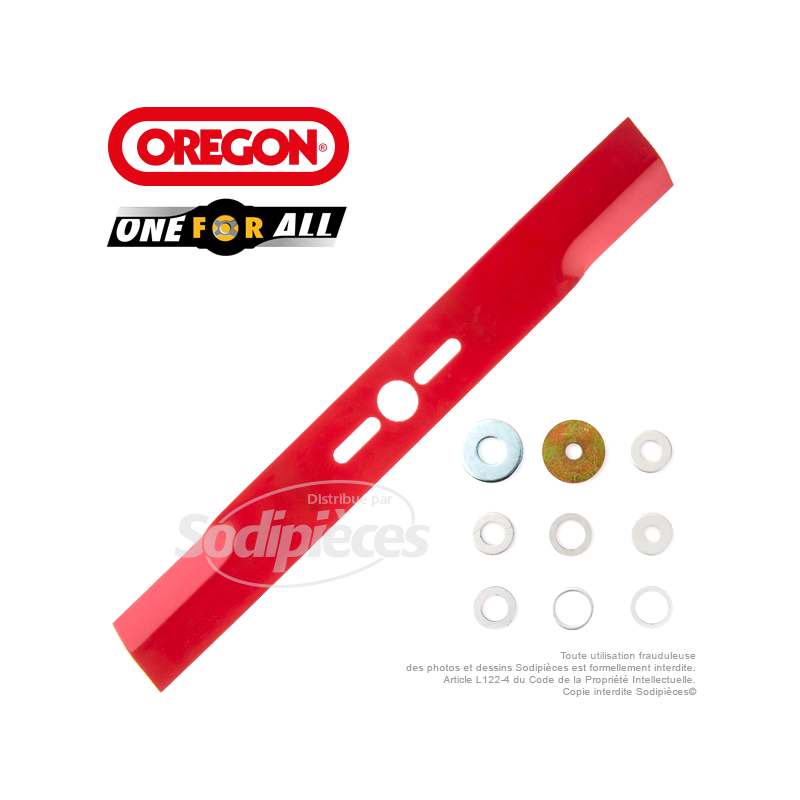 Lame universelle 47,6 cm Orégon droite