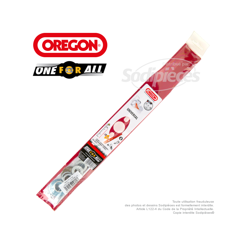 Lame universelle 47,6 cm Orégon droite