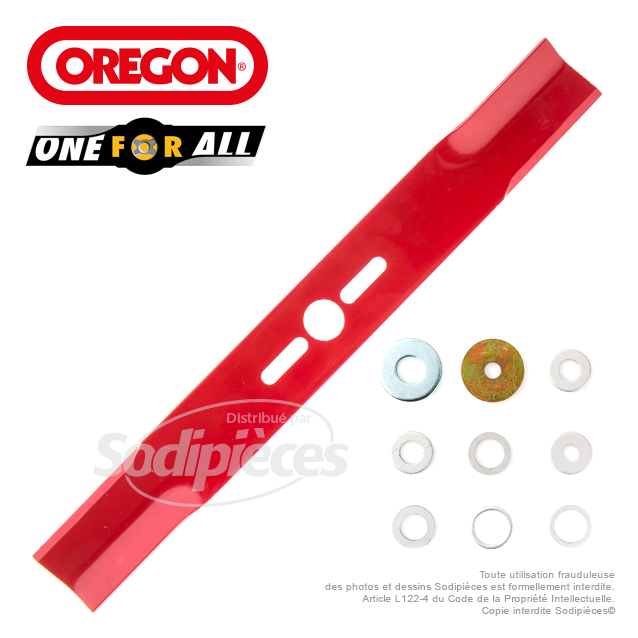 Lame universelle 47,6 cm Orégon droite