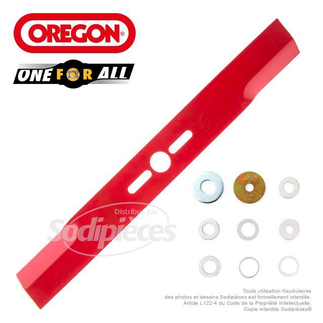 Lame universelle 47,6 cm Orégon droite