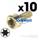 Vis Torx 27 M4 x 10 pour Stihl. 9048 319 0650. Par 10