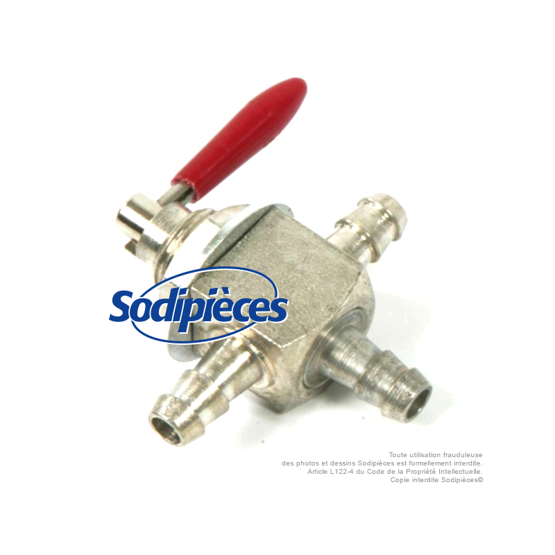 Robinet essence raccord Ø 6,35 mm