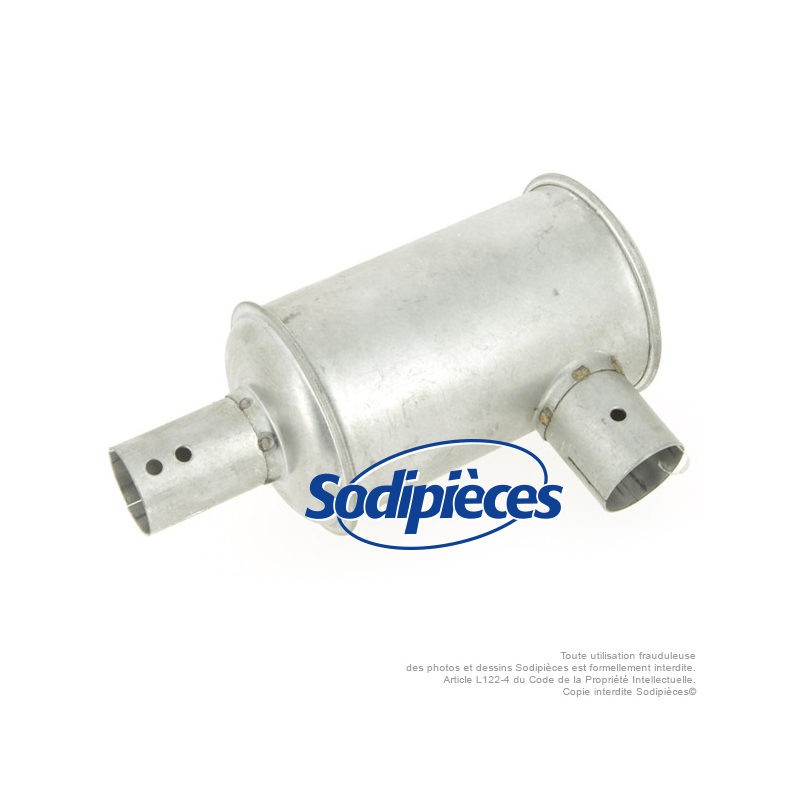 Silencieux pour Gravely 18543