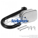 Echappement, silencieux pour Snapper N° 6-0316. Kit complet