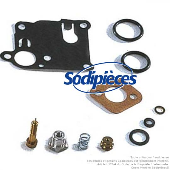 Kit réparation carburateur pour moteur Briggs & Stratton Pulsa-jet