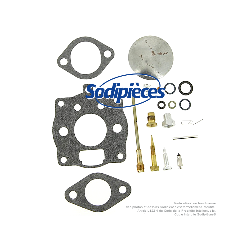 Kit réparation carburateur pour Briggs & Stratton N° 391071