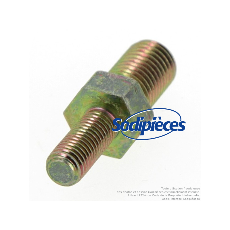 Adaptateur male Ø 10 x 1,25 / Ø 7 x 1,00 mm à gauche