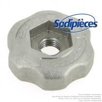 Ecrou de serrage aluminium pour tête à 2 & 3 fils nylon