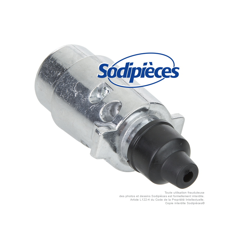 Prise mâle métal 7 broches