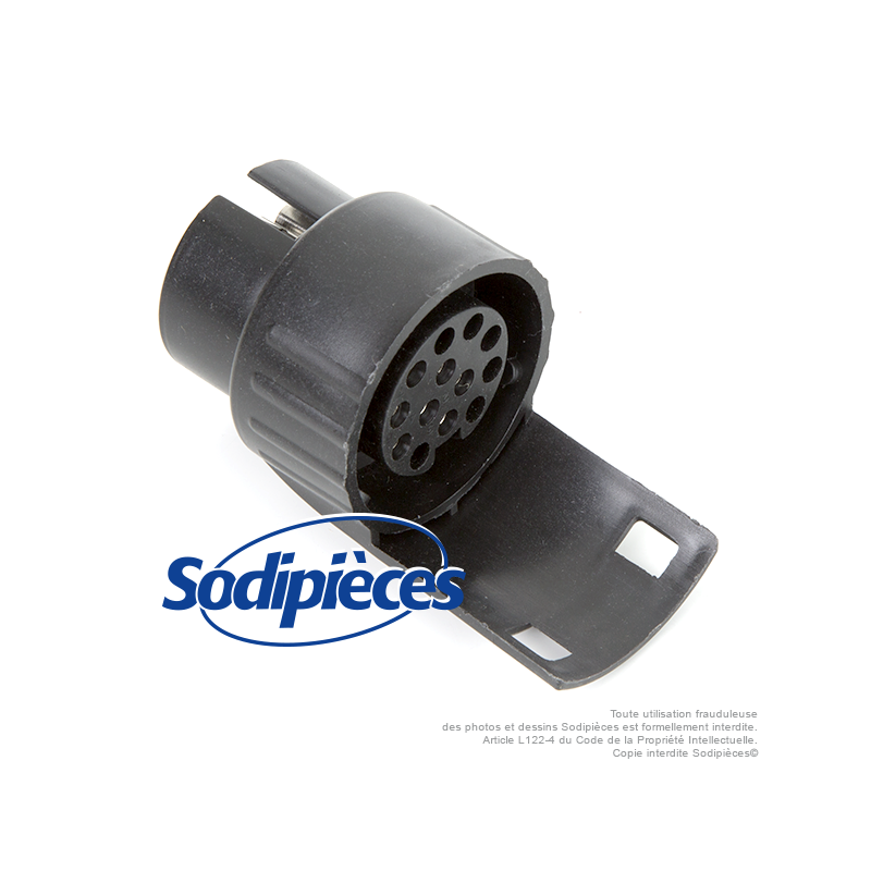 Adaptateur court 4 Mâles/3 Femelles - 13 femelles