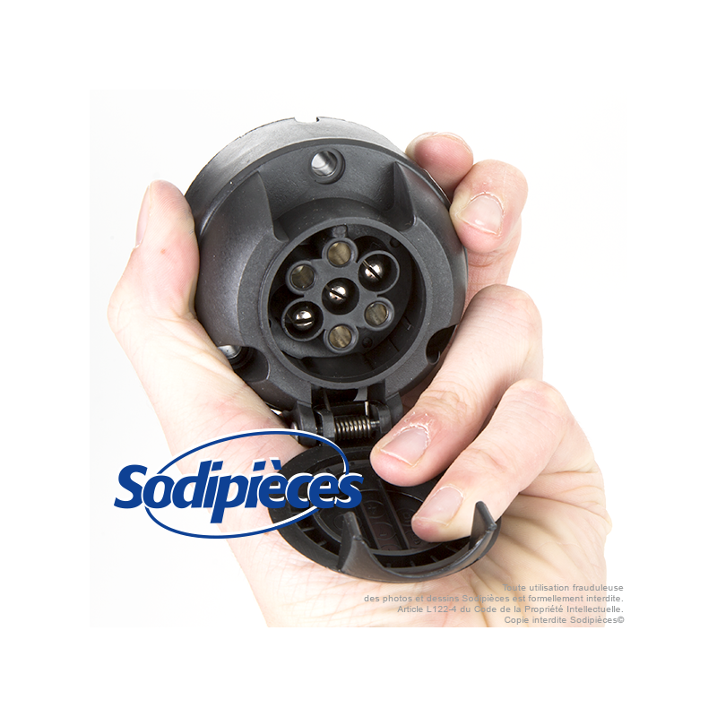 Socle cache femelle 7 broches