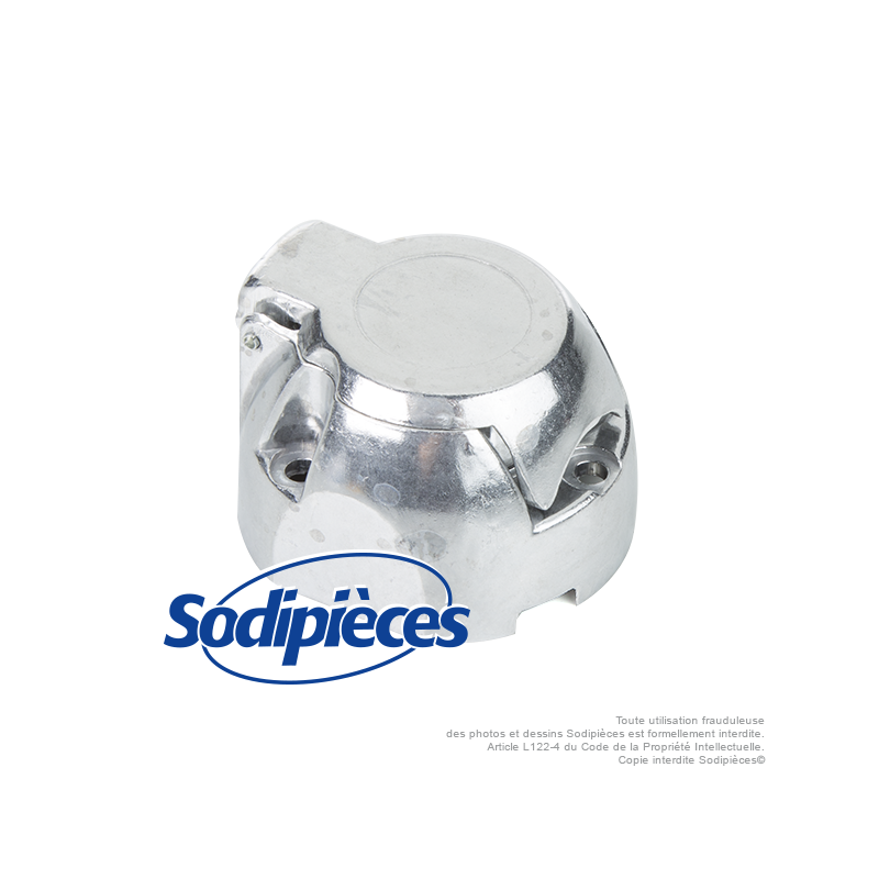 Socle métal femelle 7 broches