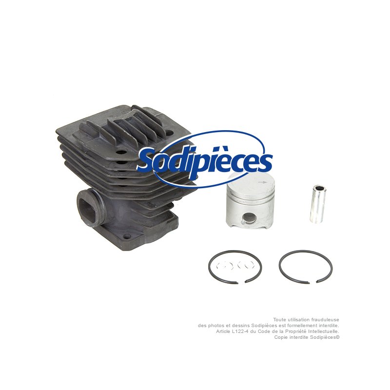 Cylindre piston débroussailleuse pour Stihl FS160, FS180 Ø 35 mm