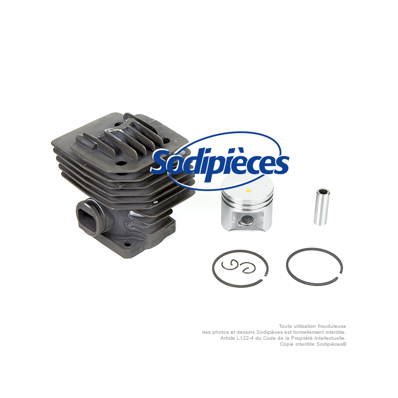 Cylindre piston débroussailleuse pour Stihl FS220, FS220K, FS280, FS280K, FS290, FS160, FS180, FR220 Ø 38 mm