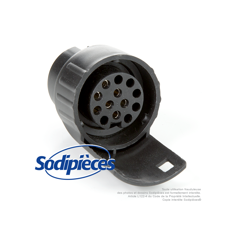 Adaptateur court 4 Mâles/3 Femelles - 13 femelles