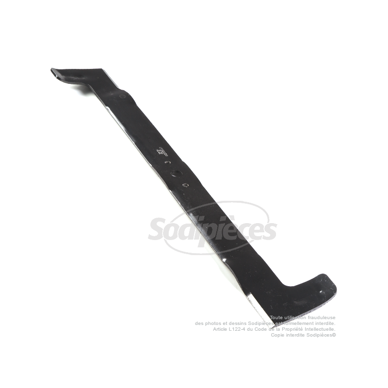 Lame tondeuse pour ISEKI 84109501/0. Coupe 71cm