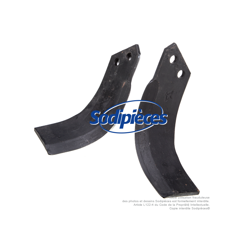 Couteaux de fraise gauche et droit.  Pour Ferrari N°  72 super